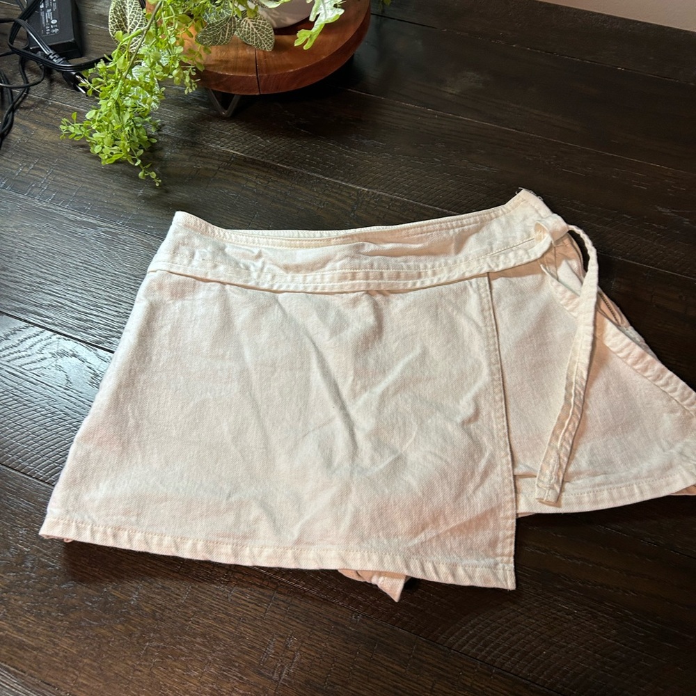 Zara Light Beige Wrap Skorts